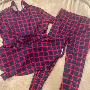 Never worn, xl but fits more like a large or a thick medium size.